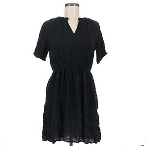 LOFT - Casual chic - Notched neck eyelet dress